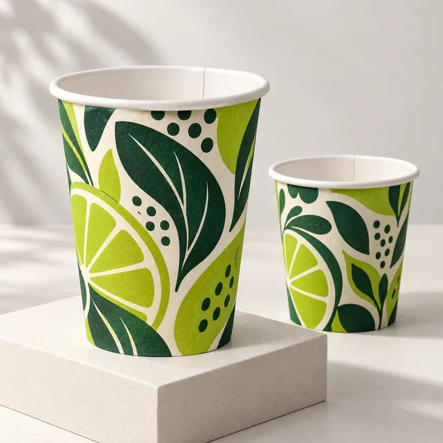 Single Wall Paper Cup Manufacturer — Custom Brand Supply — custom artwork and composition visualization