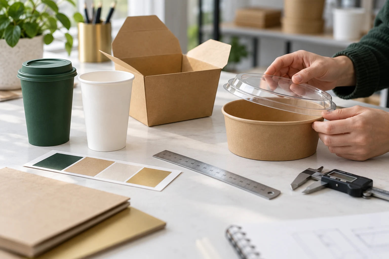 Illustration zum Vergleich von Verpackungsmustern