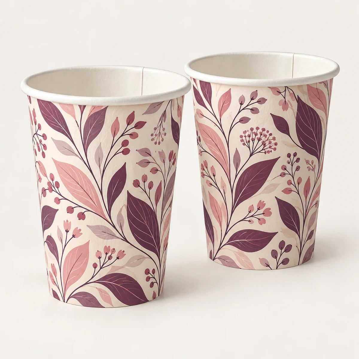 Double Wall Paper Cups — OEM Configuration Review — custom artwork and composition visualization
